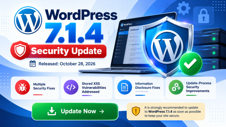 wordpress security update